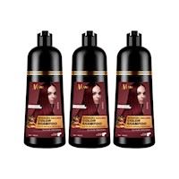 Shampoo Tinte Burgundy 7.66 con Keratina 400ml Musa 3 und